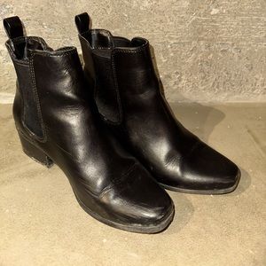 leather booties
